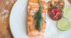 Gebratener Lachs